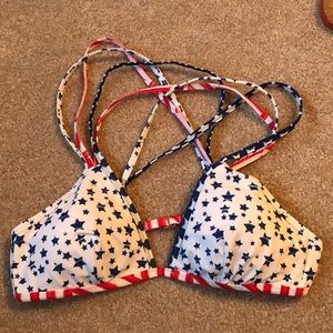 Red White and Blue bikini top - Victoria Secret